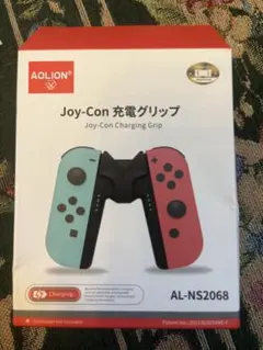 Switch Joy-Con 充電 グリップ タイプC ケーブル付 黒　ブラック