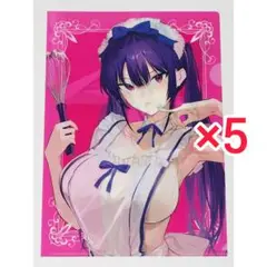 履いてください、鷹峰さん ゲーマーズ特典 クリアファイル 5枚 夏ゲマッパ