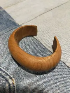 エスニック　木製　バングル　ブレスレット