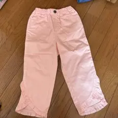 LOVE PANTS ピンク フリル付きハーフパンツ