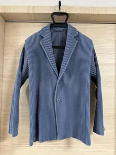 オムプリッセ 青 セットアップ サイズ1 ISSEY MIYAKE - [HOMME PLISSE]BASICS Pleats Set Upの通販 by