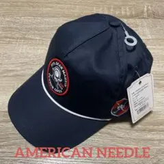[新品]19HOLE AMERICAN NEEDLE ゴルフキャップ CAP 紺