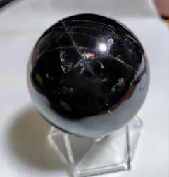 【虹入り】モリオンのスフィア 58mm 台座付き