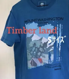 Timber land Ｔシャツ　ブルー　Sサイズ