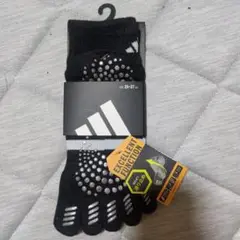 adidas 滑り止め付きソックス 25-27cm 新品未使用 くるぶし丈