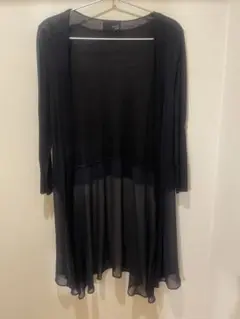 Grand table 裾切り替え　ロングカーディガン
