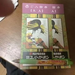 大江戸温泉物語 箕面温泉スパーガーデン 無料入館券 2枚組 23/4/20迄