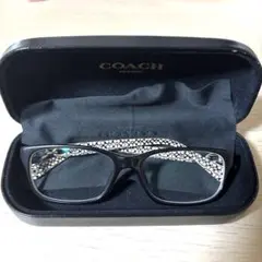 coach コーチ ブラック メガネ 度付き
