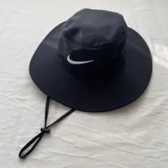 美品 NIKE ワンポイントロゴ スウッシュ Dri-fit アウトドア ハット