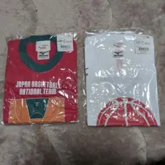 新品未使用 バスケ Tシャツ LとSサイズ２枚セット　ミズノ キリン