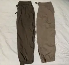 カーゴパンツ 2色セット ブラウン ベージュ　プッチージョ