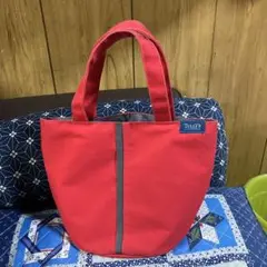 TULLY'S 赤 トートバッグ