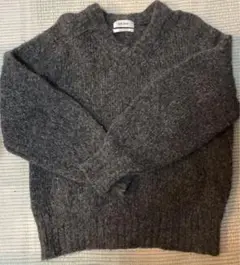 vネックニットwoolアルパカ入