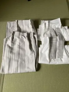 どすえ様　遮光2級・遮熱ミラーカーテン 4枚セット 100X178cm ニトリ