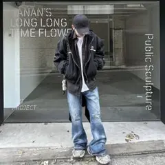 【EMOSTANCECLUB】FLARE CARPENTER JEANS S