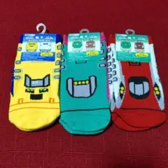 新幹線ソックス 3足セット 匿名配送 新品 ドクターイエロー はやぶさ こまち