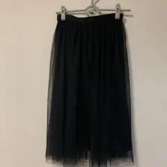 GU ブラック ロングスカート