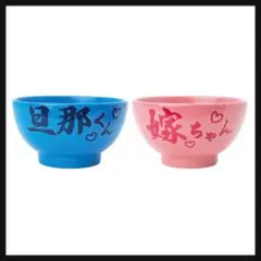 サンアート おもしろ食器 お茶碗 ペア 2個セット 旦那くん 嫁ちゃん