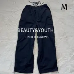 美品✨ BEAUTY&YOUTH カーゴパンツ　洗える　ワイドパンツ　ゆったり