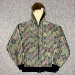 プ*読様 David James USA製90s ネイティブ柄ダックジャケット David James ネイティブ柄 ダックジャケット 90s usa製 ブルー
