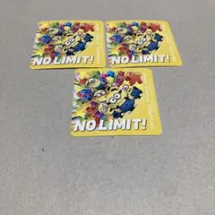 usjユニバーサル　ミニオンno Limitシール3枚