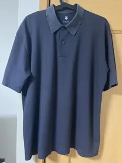 DESCENTE PAUSEポロシャツ　ネイビーDLMNJA58