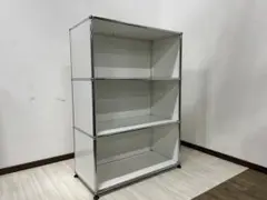 USMハラー　キャビネット　白　3段