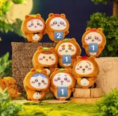 ちいかわ　たぬきだもんくじ　C賞　モモンガ　シーサー　ラッコ　たぬきだもん