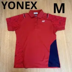 ヨネックスYONEX ウェア ゲームシャツ ユニフォーム レッド M ポロ