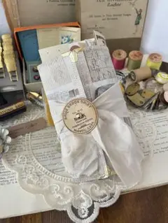 №１. ジャーナル風おすそ分けファイル ヴィンテージ コラージュ 紙モノ