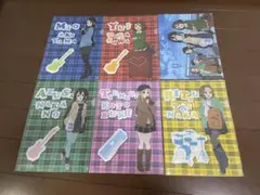 けいおん‼︎ クリアファイル　フルセット　ローソン　②