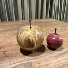 アンティーク風　りんごの置物　Apple オブジェ 大理石 北欧 おしゃれ