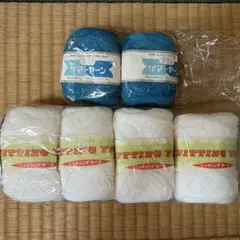 サマーニットセット 白 青