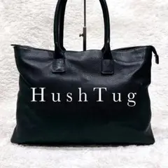 美品 HashTag レザー トートバッグ メンズ ビジネスバッグ シボ革 紺 レザートート ブラック – HushTug