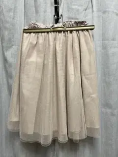 スカート　ベージュ