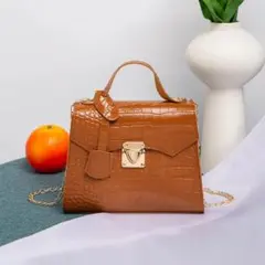 【現品限り❗】ミニショルダーバッグ レディース ブラウン おしゃれ 新品