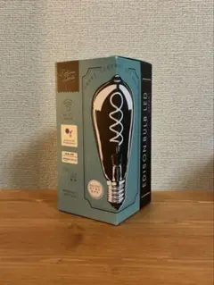エジソンバルブLEDスマート E26スパイラルロングゴールド