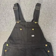 Lee ブラックオーバーオール
