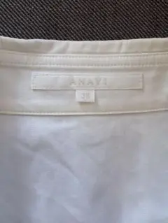 ANAVI ホワイト 長袖シャツ 38 日本製