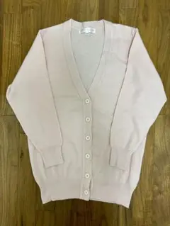 NurSery 抗ピルロング丈カーディガン Mサイズ パステルピンク