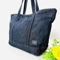 【美品✨】PORTER GIRL ボーイフレンド デニム トートバッグ