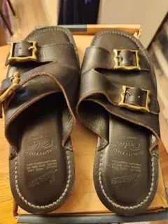 CALEE × DANNER コラボレザー サンダル　7 キャリー　ダナー 5/12 No.4【CALEE/キャリー】注目のコラボレーションアイテム