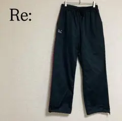 Re: ジャージ スウェット ボトムス パンツ ウエストゴム L ブラック