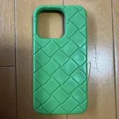 BOTTEGA VENETA グリーン iPhoneケース　14pro
