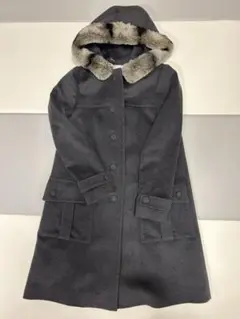 ☆bluegirl☆ブルーガール☆ファー付きコート☆