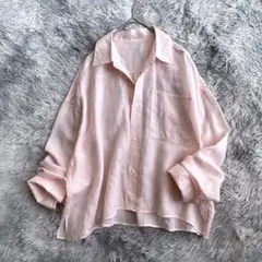 【24SS✨】Plage RAMIE LYOCELL WIDE シャツ　ピンク
