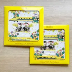(ブルー) FEILER ハンカチ Dr.YELLOW 2枚