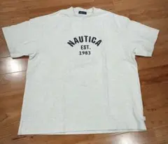 NAUTICA Felt Pach Arch Logo ノーティカ tシャツ