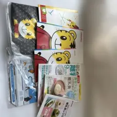 離乳食レシピ本3冊＋こどもちゃれんじ　しまじろう収納ケース