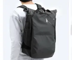 CIE リュックダークグレー ロールトップリュック